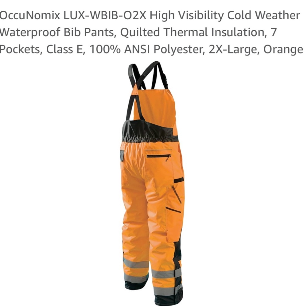 NEW Hi-Viz Work Jumpsuit (size 5x)